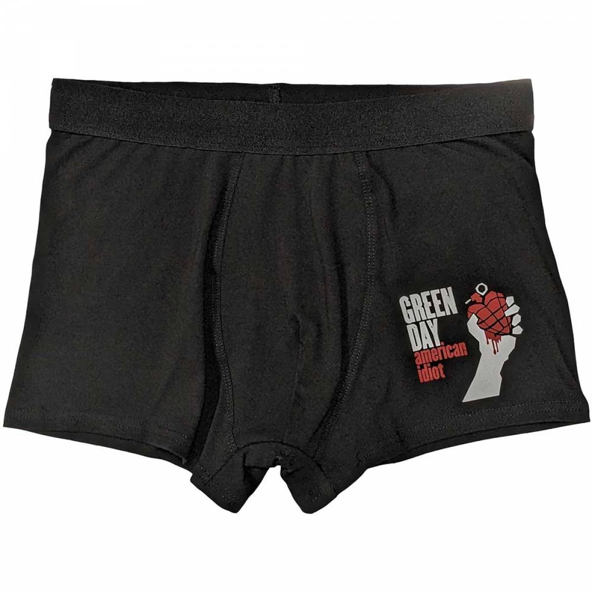GREEN DAY Unisex Boxers: American Idiot - BLACK