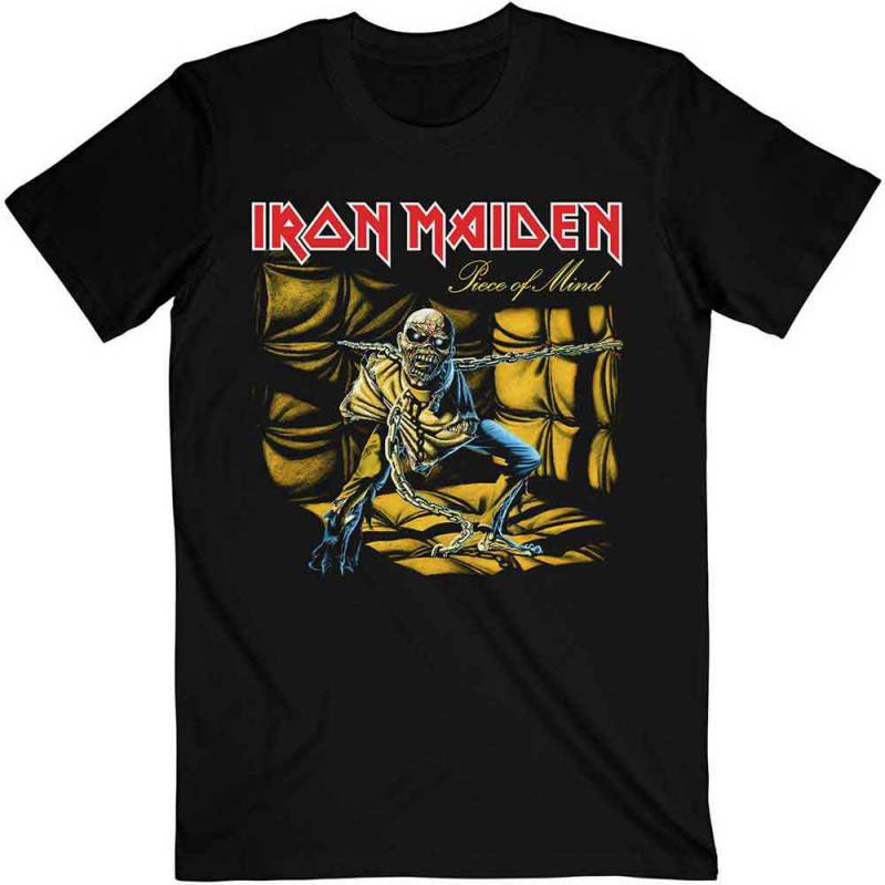 【予約商品】IRON MAIDEN バンドTシャツ ユニセックス: Piece of Mind (Black)