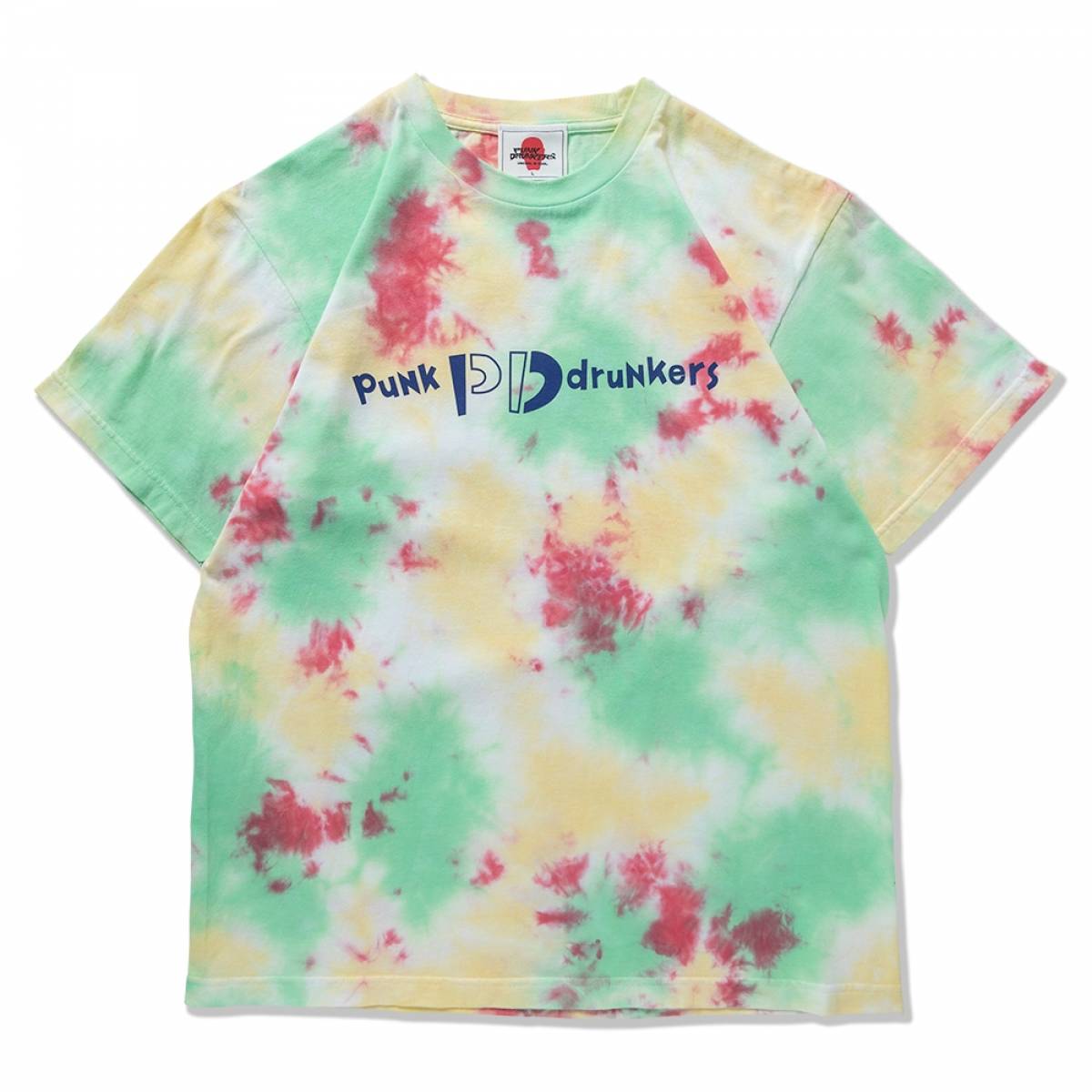 【予約商品】PUNK DRUNKERS (パンクドランカーズ)【予約・7月入荷】タイダイアイスTEE - GREEN