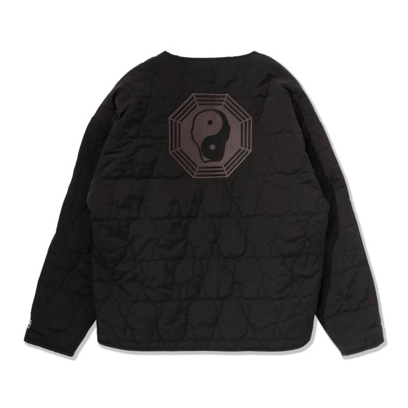 【予約商品】PUNK DRUNKERS (パンク・ドランカーズ) PKDSチャイナキルティングJKT - BLACK