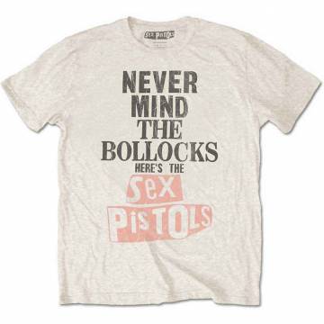 【予約商品】THE SEX PISTOLS バンドTシャツ ユニセックス: Bollocks Distressed - NATURAL