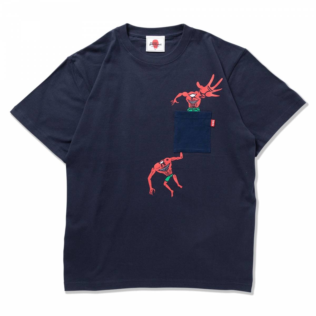【予約商品】PUNK DRUNKERS (パンクドランカーズ)【予約・7月入荷】ポケットにモンスターTEE - NAVY