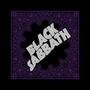 【予約商品】BLACK SABBATH Unisex Bandana: Logo - BLACK