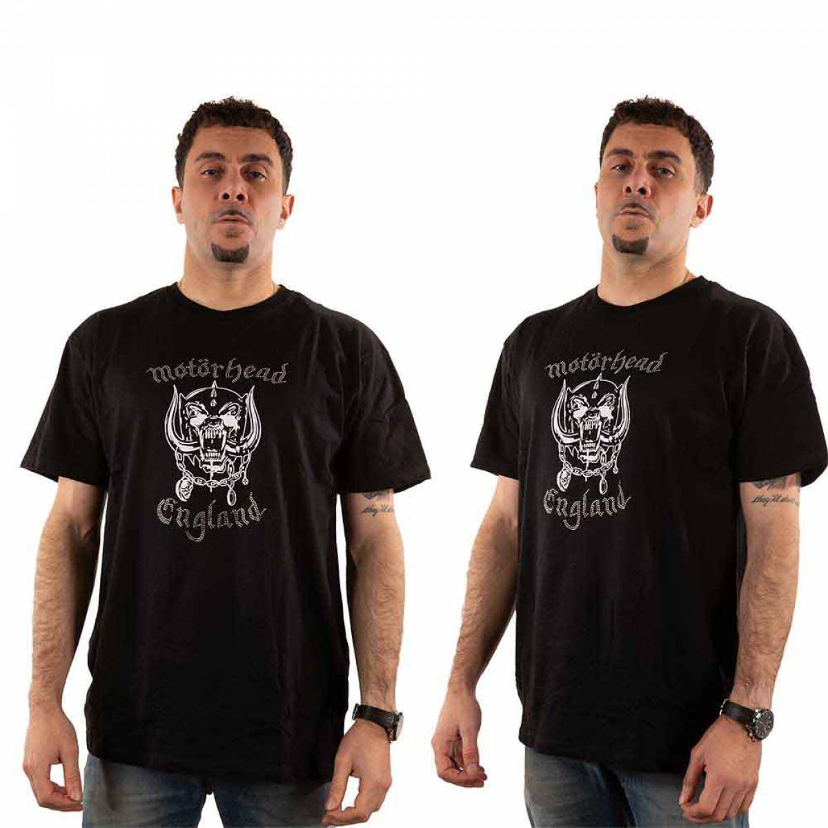 【予約商品】MOTORHEAD ユニセックスTシャツ: England (Embellished)