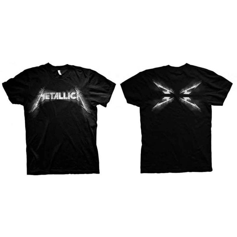 【予約商品】METALLICA バンドTシャツ ユニセックス: Spiked (Black) (Back Print)