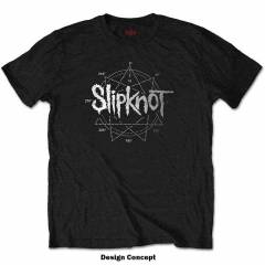 【予約商品】SLIPKNOT バンドTシャツ ユニセックス: Logo Star (Black) (Embellished)
