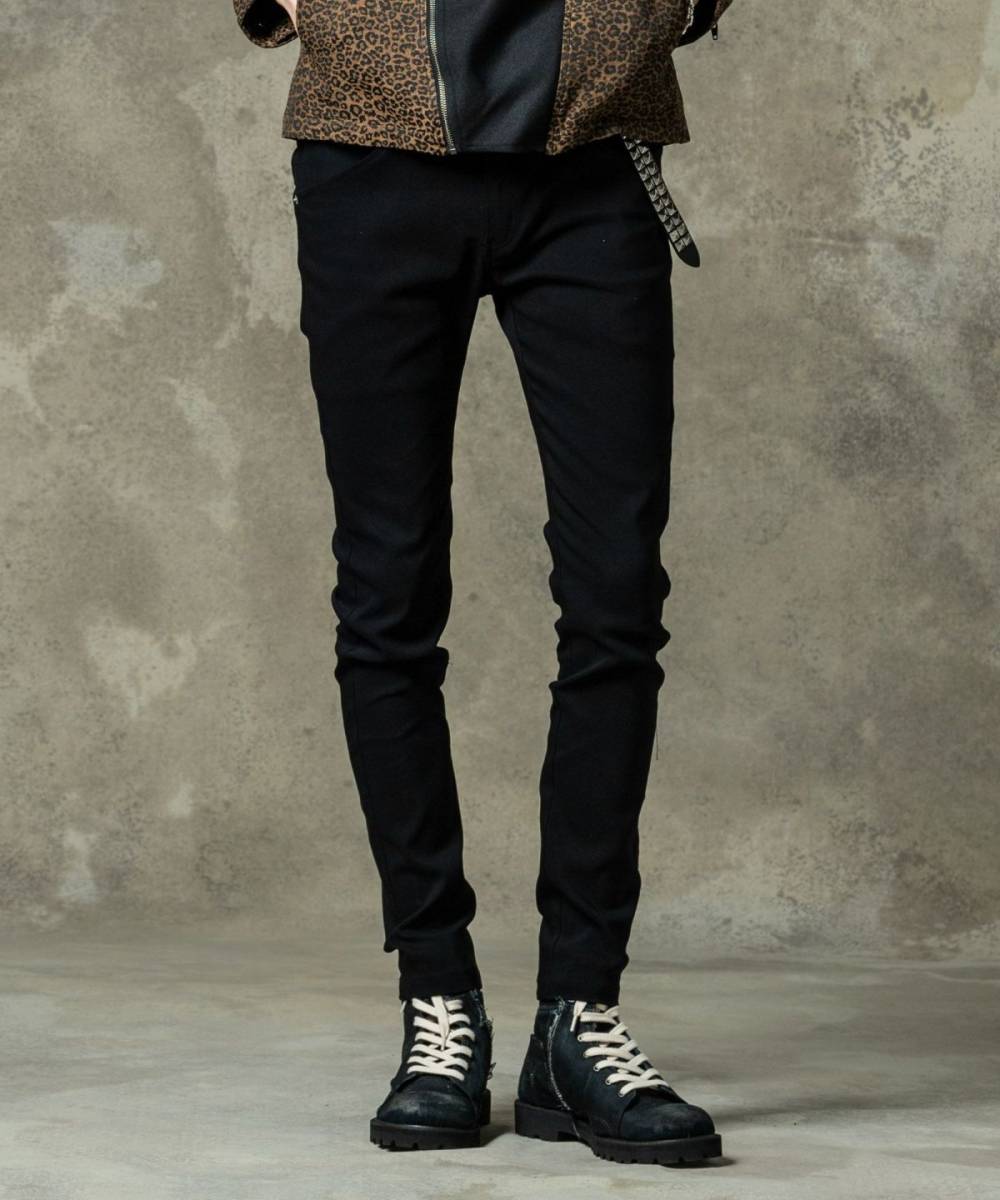 glamb(グラム)GB0324/P15 : Hedi Easy Skinny Pants / エディイージースキニーパンツ - Black