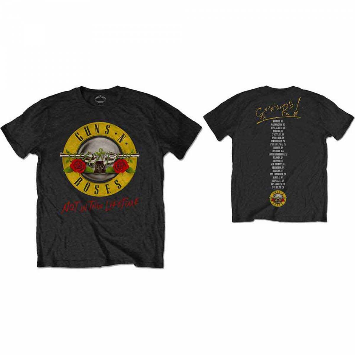 GUNS N' ROSES Short Sleeve T-Shirt: World Tour Japan 2022