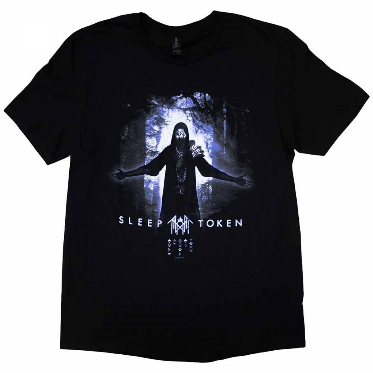 【予約商品】SLEEP TOKEN バンドTシャツ ユニセックス: Vessel Forest (Black) - BLACK