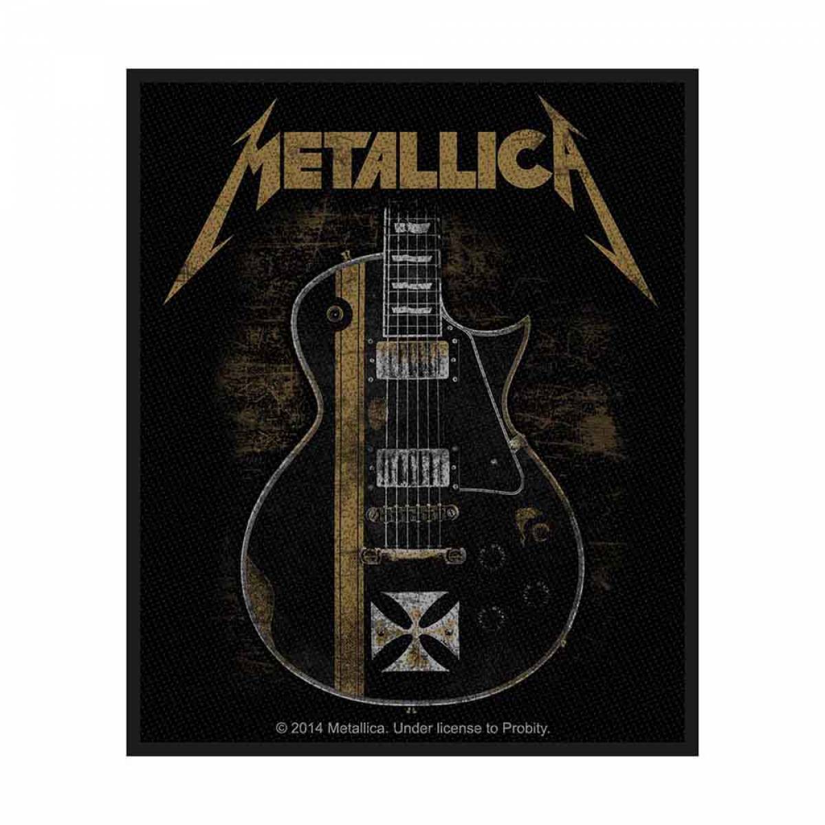 【予約商品】METALLICA Woven Patch: Hetfield Guitar (Standard)