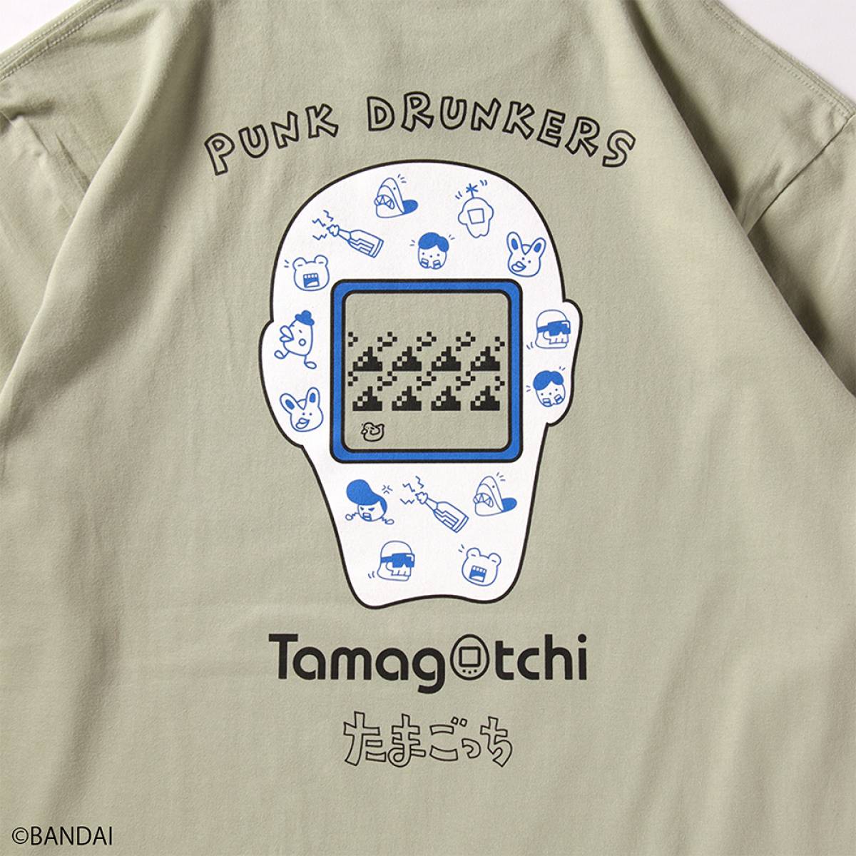 未使用 たまごっち バンダイ コラボ ロングTシャツ ロンT パンク