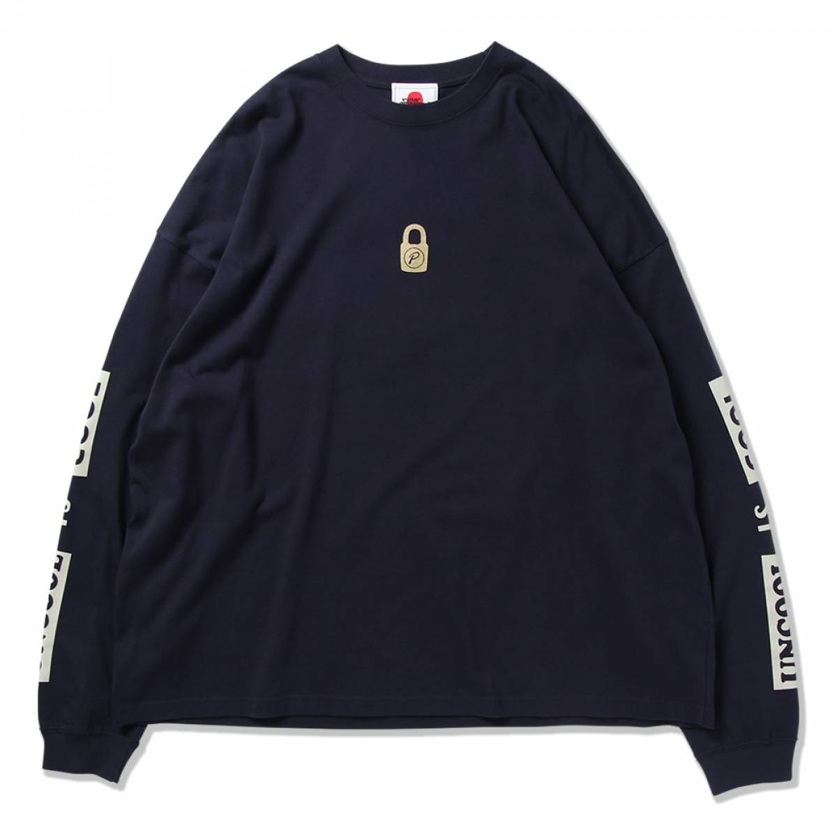 【予約商品】PUNK DRUNKERS (パンクドランカーズ) PUNK LOCK.BIGロンTEE - NAVY