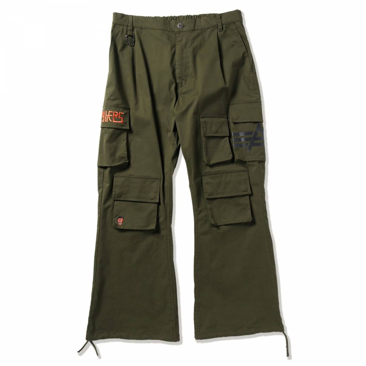 【予約商品】PUNK DRUNKERS (パンクドランカーズ) 9Pミリタリーパンツ - KHAKI