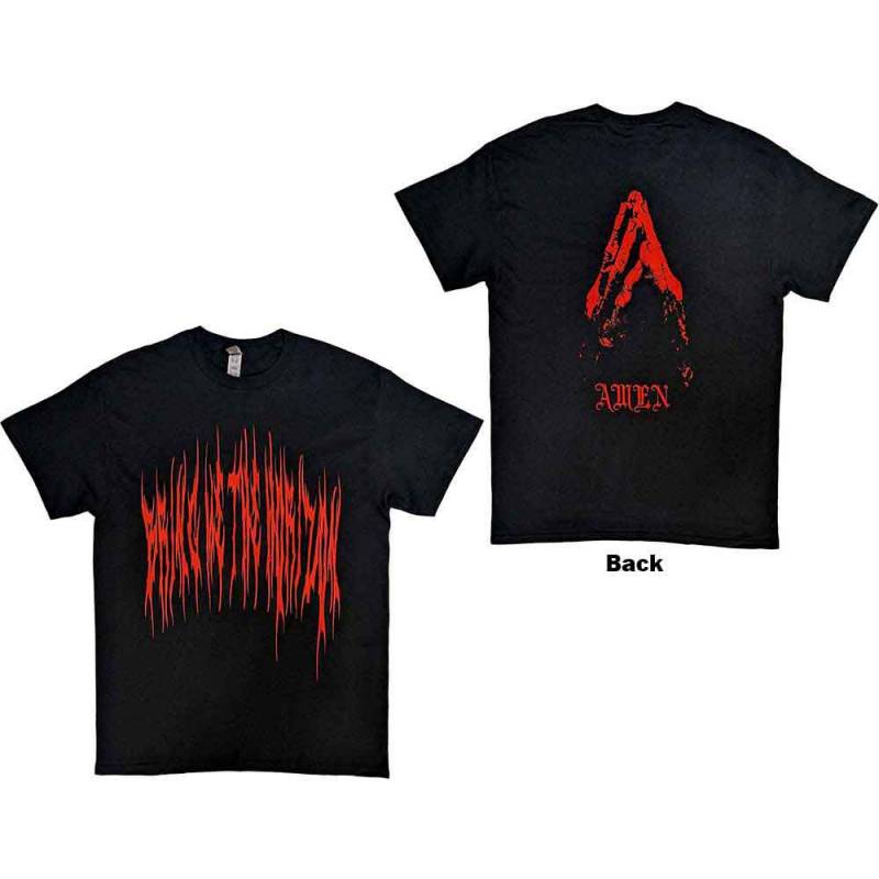 【予約商品】BRING ME THE HORIZON バンドTシャツ ユニセックス: Praying Amen (Black) (Back Print)