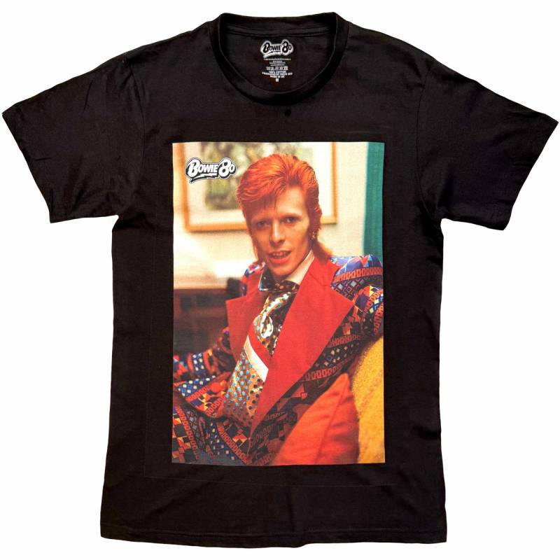 【予約商品】DAVID BOWIE バンドTシャツ ユニセックス: Ziggy Era (Black)