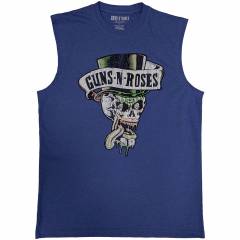 【予約商品】GUNS N' ROSES Unisex Tank バンドTシャツ: Top Hat & Tongue (Purple)
