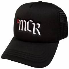 【予約商品】MY CHEMICAL ROMANCE Unisex Mesh Back Cap: MCR Logo (Black)