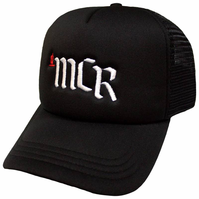 【予約商品】MY CHEMICAL ROMANCE Unisex Mesh Back Cap: MCR Logo (Black)