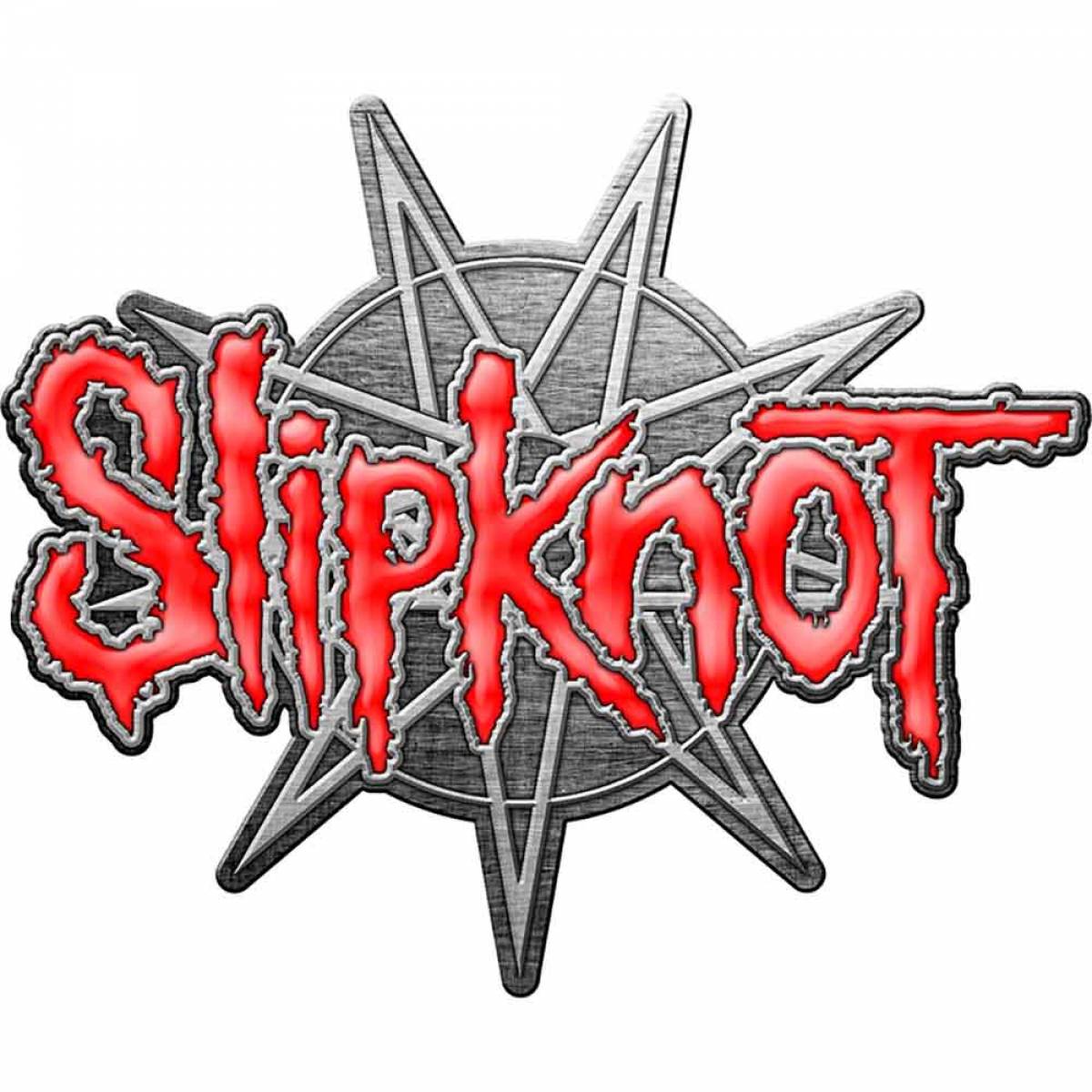 【予約商品】SLIPKNOT Pin Badge: 9 Pointed Star (Enamel In-Fill)
