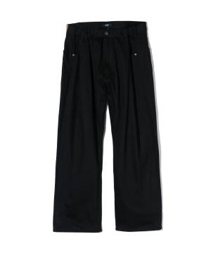 【予約商品】glamb(グラム) GB0424/P04 : Back Print Baggy Denim / バックプリントバギーデニム - Black