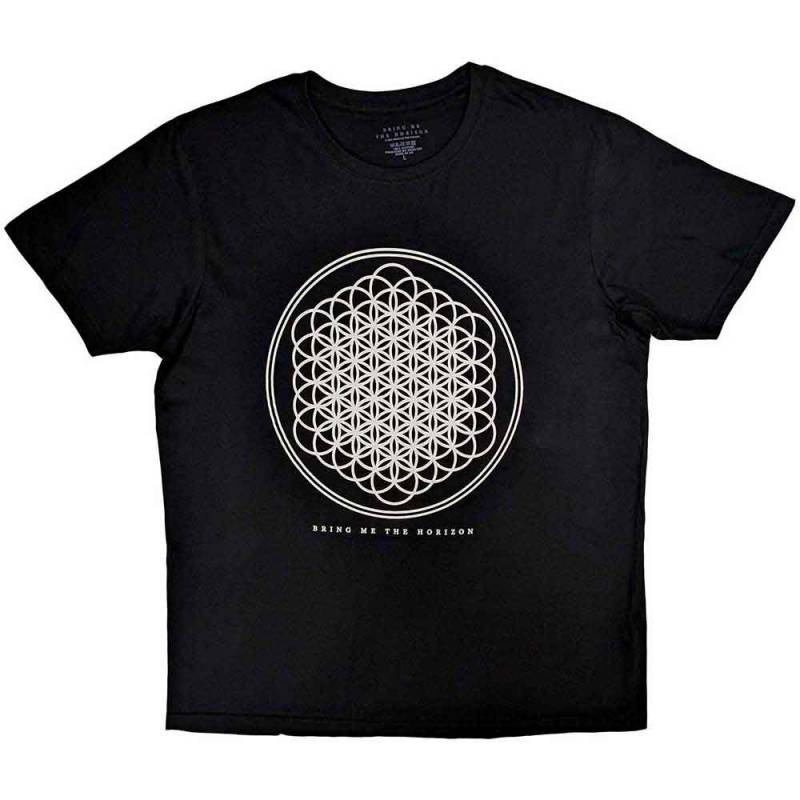 【予約商品】BRING ME THE HORIZON バンドTシャツ ユニセックス: Sempiternal (Black) - BLACK