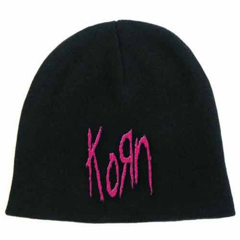 【予約商品】KORN Unisex Beanie Hat: Logo (Black)