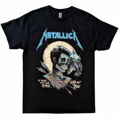 【予約商品】METALLICA バンドTシャツ ユニセックス: Sad But True Poster (Black) - BLACK