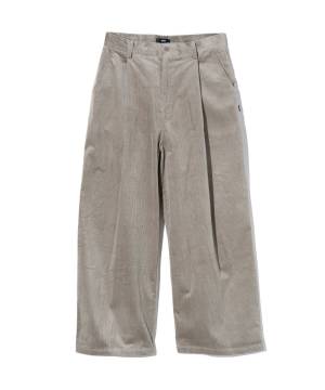 【予約商品】glamb(グラム) GB0424/P09 : Tuck Corduroy Pants / タックコーデュロイパンツ - Gray