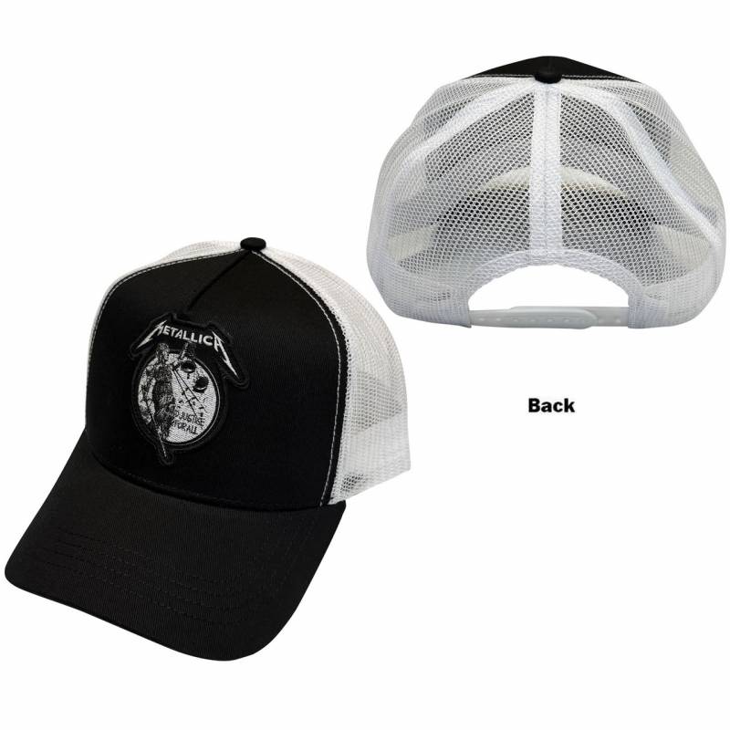 【予約商品】METALLICA Unisex Mesh Back Cap: Justice Mono (Black & White)