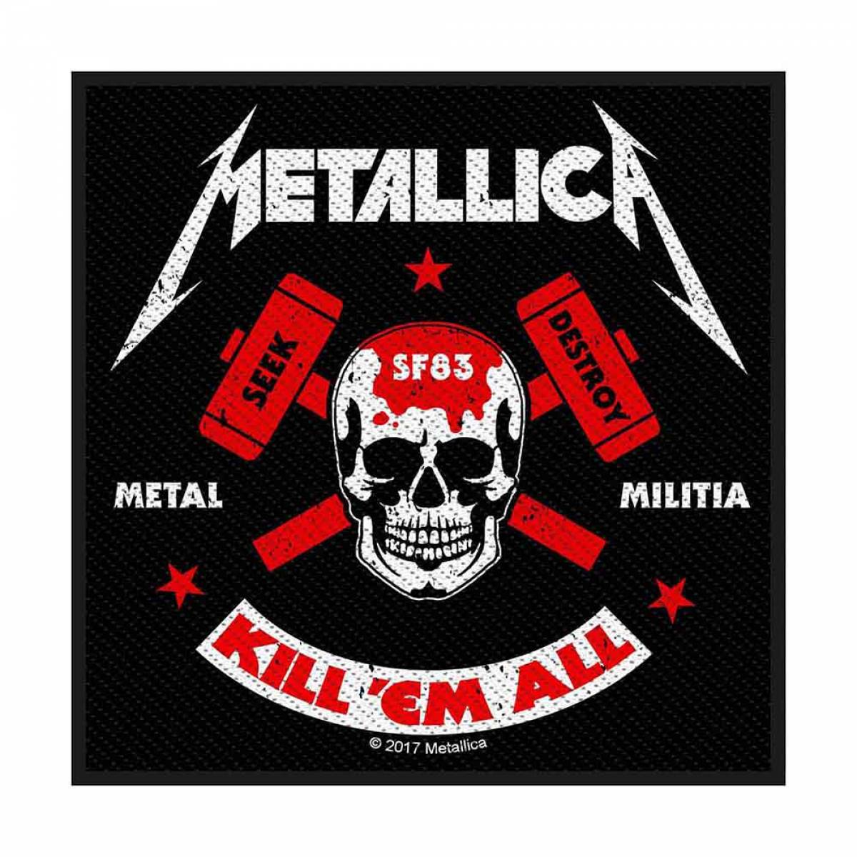 【予約商品】METALLICA Woven Patch: Metal Militia (Standard)