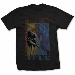 【予約商品】GUNS N' ROSES バンドTシャツ ユニセックス: Use Your Illusion (Black)