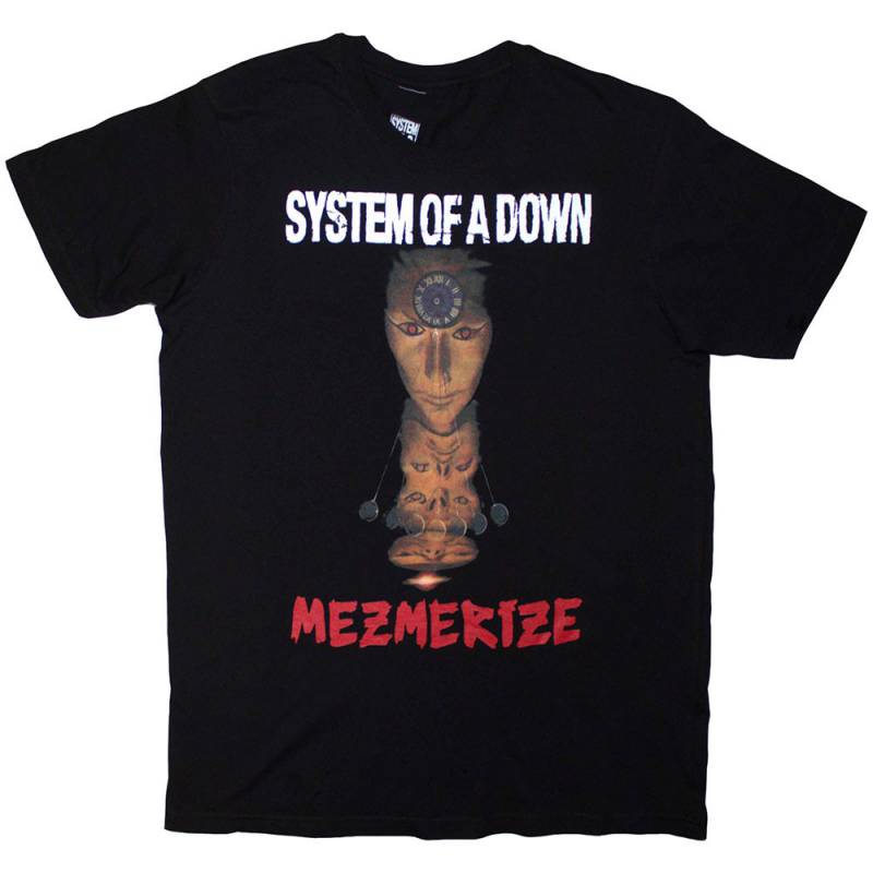 【予約商品】SYSTEM OF A DOWN バンドTシャツ ユニセックス: Mezmerize (Black)