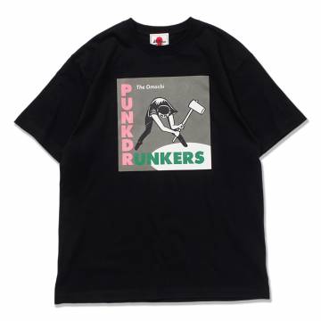 PUNK DRUNKERS 餅つきTEE - BLACK