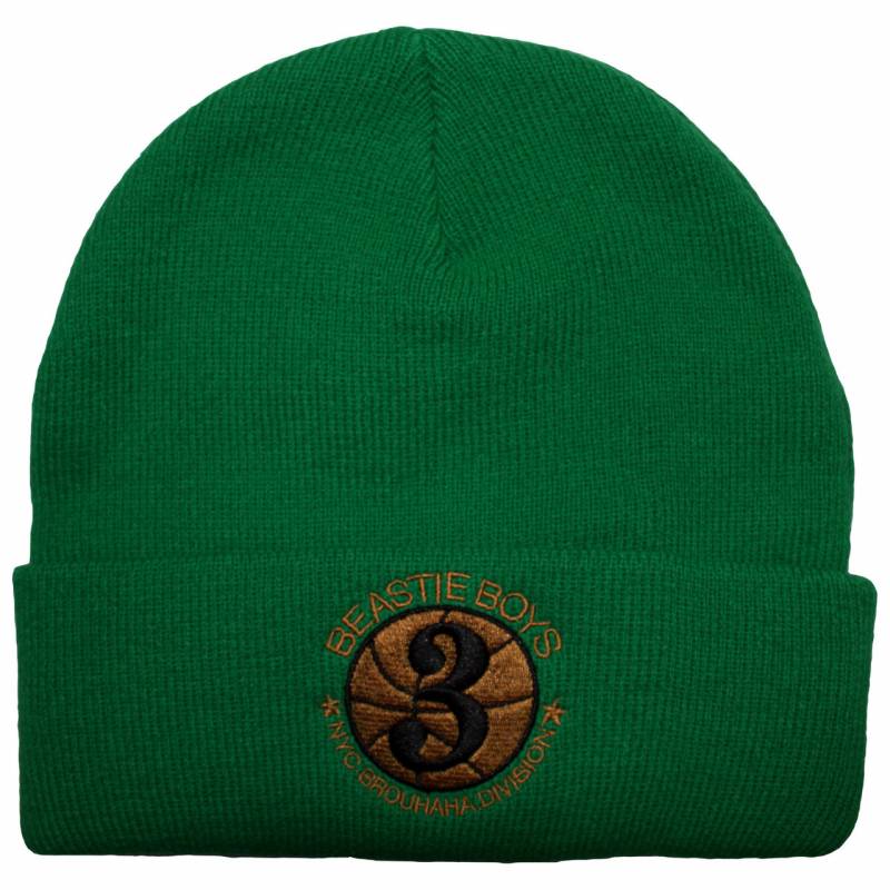 【予約商品】The BEASTIE BOYS Unisex Beanie Hat: NYC Brouhaha Division (Green)