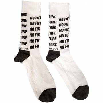 【予約商品】THE SEX PISTOLS Unisex Ankle Socks: No Future (UK Size 7 - 11) - WHITE