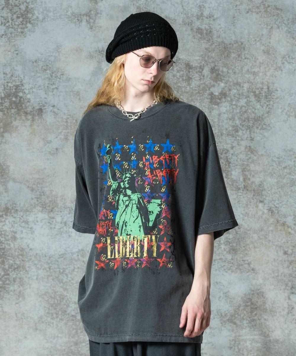 glamb(グラム)GB0325/CS08 : Liberty T-shirt / リバティＴシャツ - Black