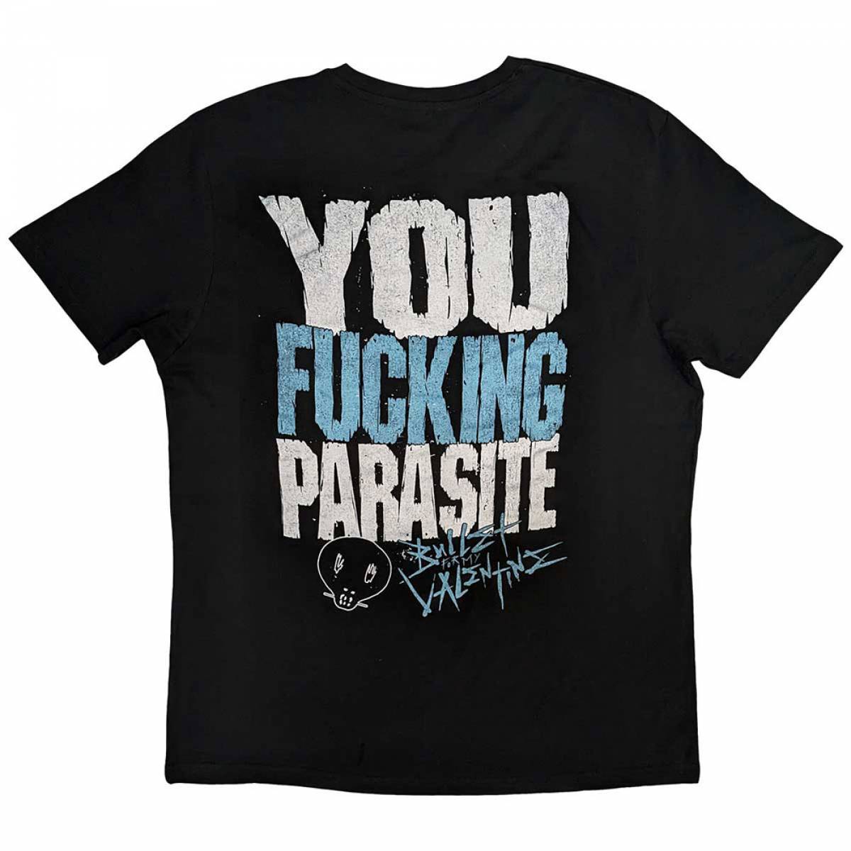 【予約商品】BULLET FOR MY VALENTINE バンドTシャツ ユニセックス: Parasite (Black) (Back Print) - BLACK