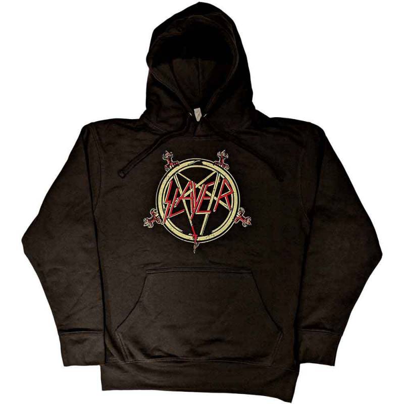 【予約商品】SLAYER Unisex Pullover Hoodie: Pentagram (Black)