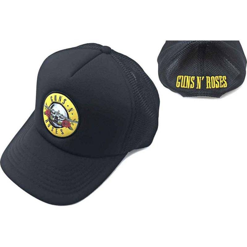 【予約商品】GUNS N' ROSES Unisex Mesh Back Cap: Circle Logo (Black)