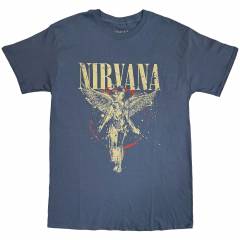 【予約商品】NIRVANA バンドTシャツ ユニセックス: In Utero (Blue)