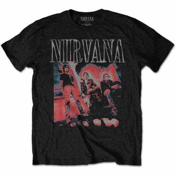 【予約商品】NIRVANA バンドTシャツ ユニセックス: Kris Standing (Black) - BLACK
