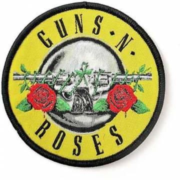 【予約商品】GUNS N' ROSES Woven Patch: Classic Circle Logo (Standard)