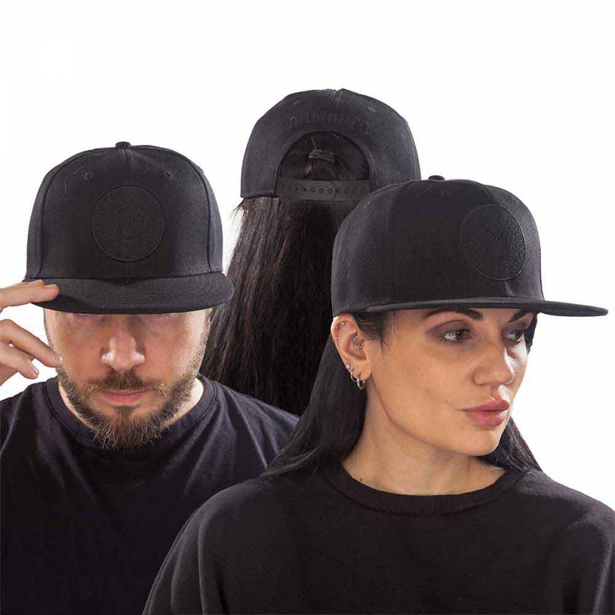 【予約商品】RAMONES Unisex Snapback Cap: Presidential Seal (Black) - BLACK