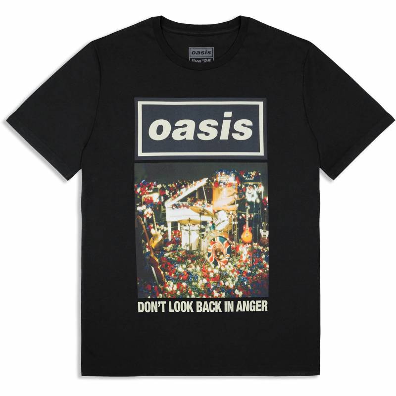 【予約商品】OASIS バンドTシャツ ユニセックス: Don't Look Back In Anger Single Cover (Black)