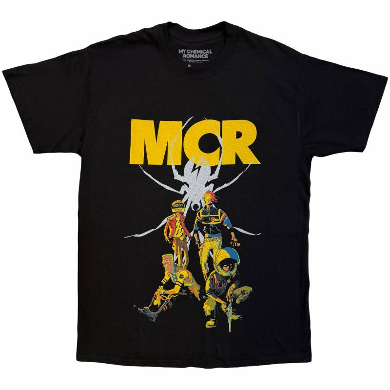 【予約商品】MY CHEMICAL ROMANCE バンドTシャツ ユニセックス: Killjoys Pin-Up (Black)