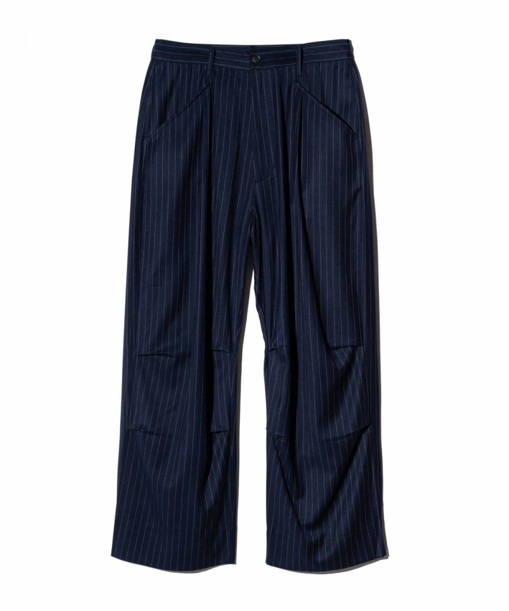 【予約商品】glamb(グラム)GB0125/P01 : STUNN Baggy Slacks / スタンバギースラックス - Navy