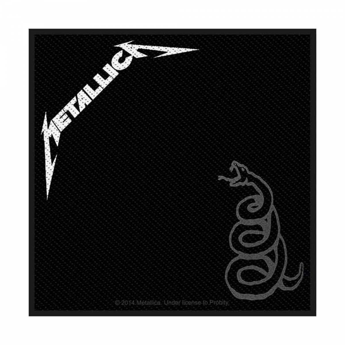 【予約商品】METALLICA Woven Patch: Black Album 2014 (Standard)