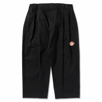 【予約商品】PUNK DRUNKERS (パンクドランカーズ)センターシームワイドチノ - BLACK