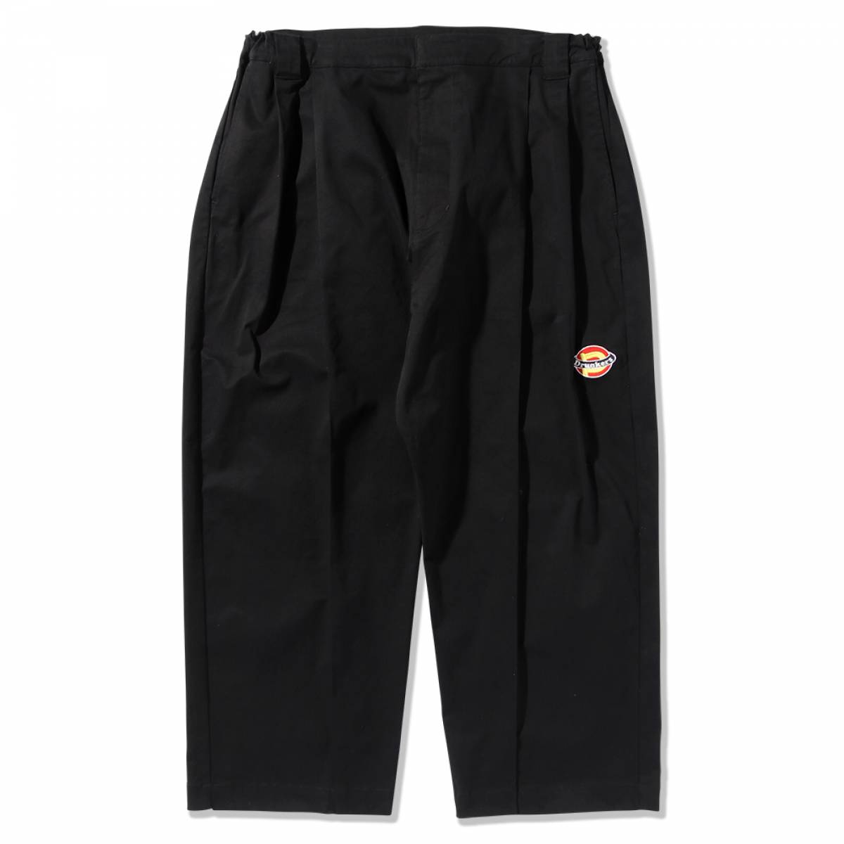 【予約商品】PUNK DRUNKERS (パンクドランカーズ)センターシームワイドチノ - BLACK