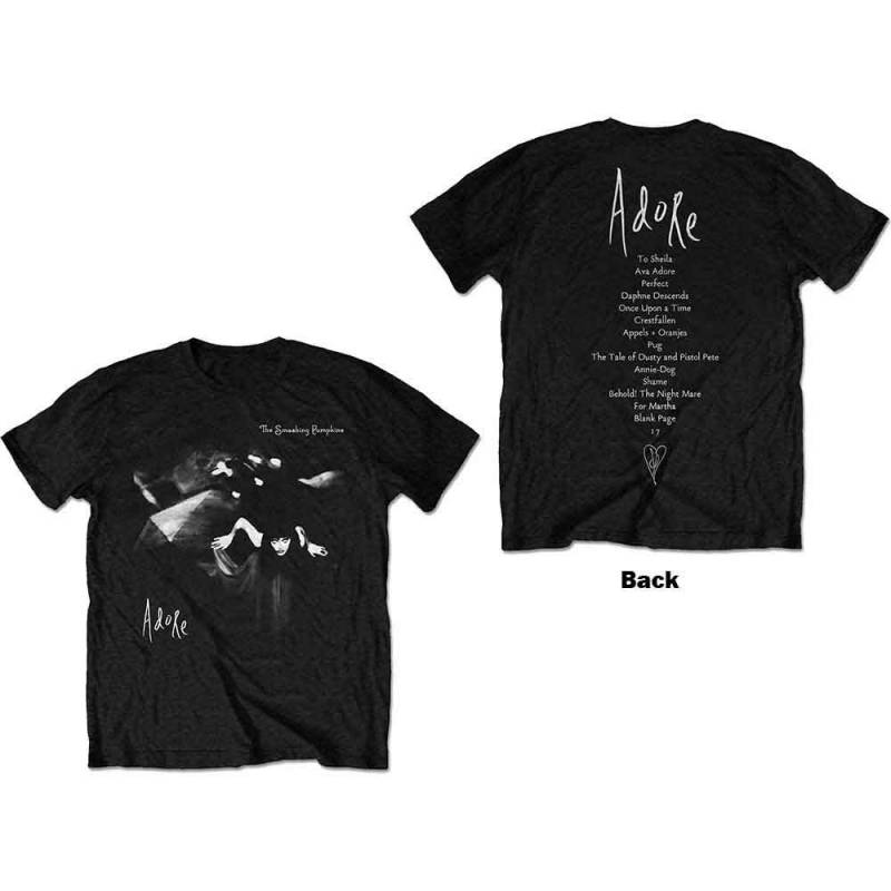 【予約商品】THE SMASHING PUMPKINS バンドTシャツ ユニセックス: Adore (Black) (Back Print)